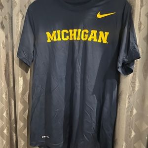 Michigan dri-fit shirt